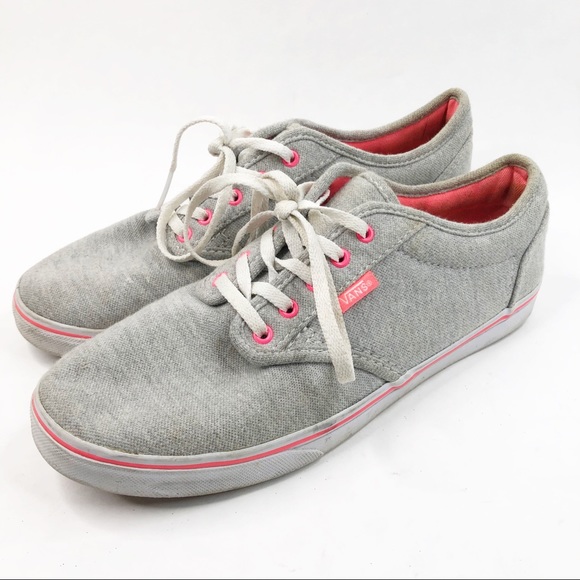 pink gray vans